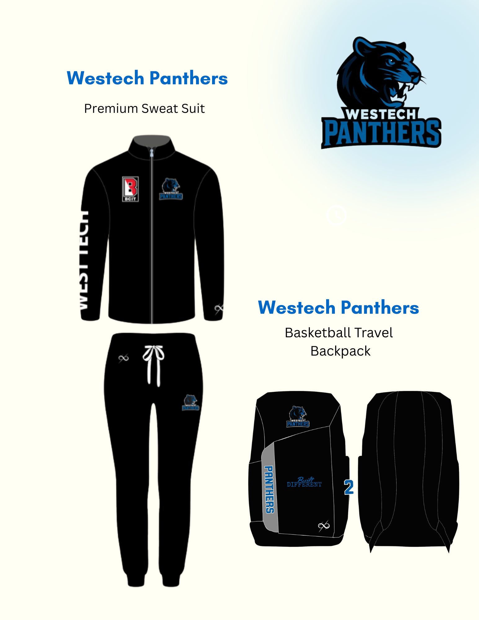 Westech Panthers Basketball Spirit Bundle