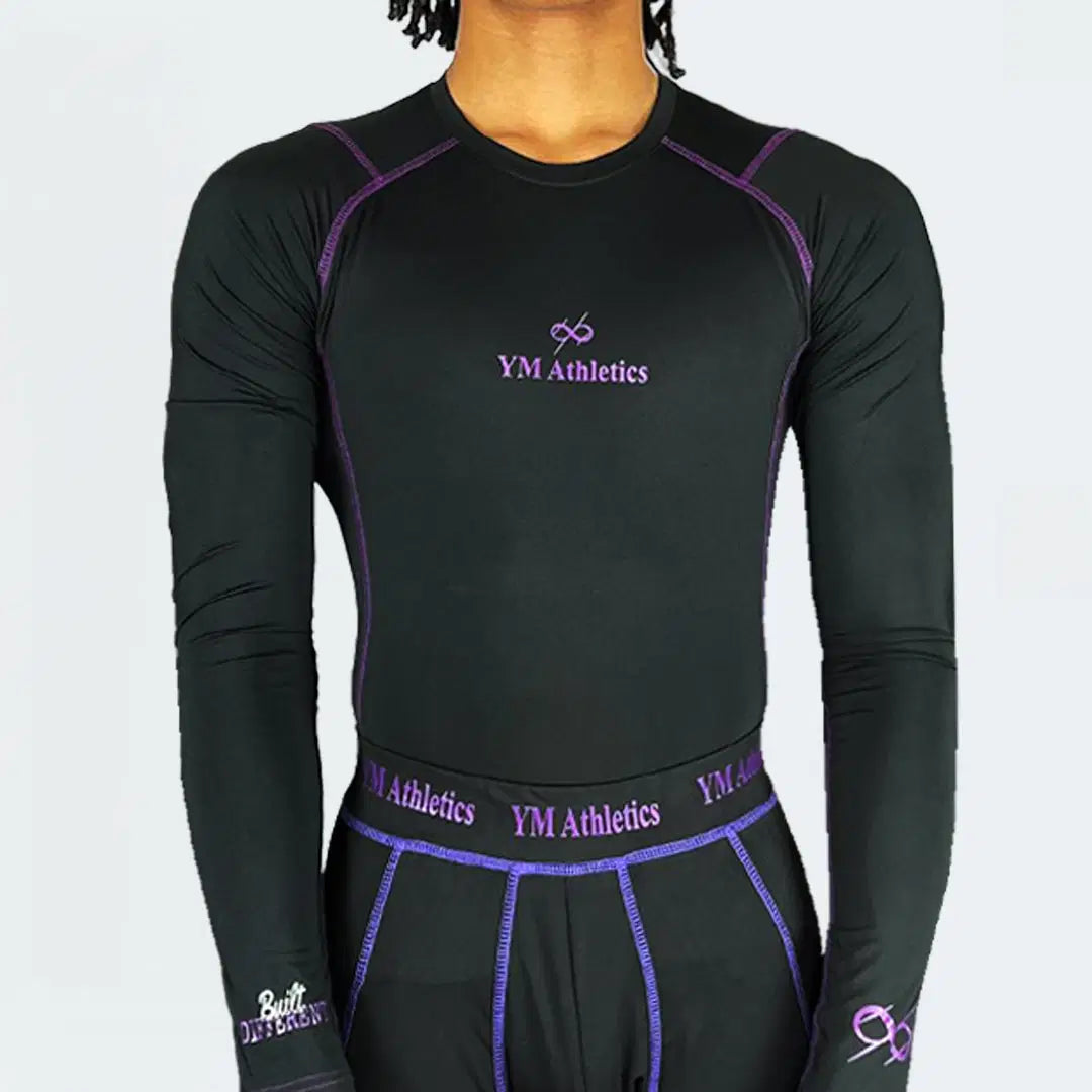 Boys Compression Long Sleeve Plus Stitch