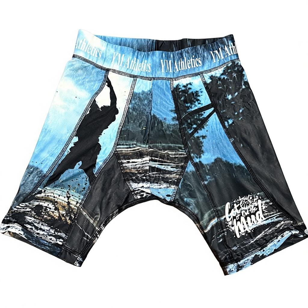 Men Got it Out the Mud Compression 1/2 Tights Shorts