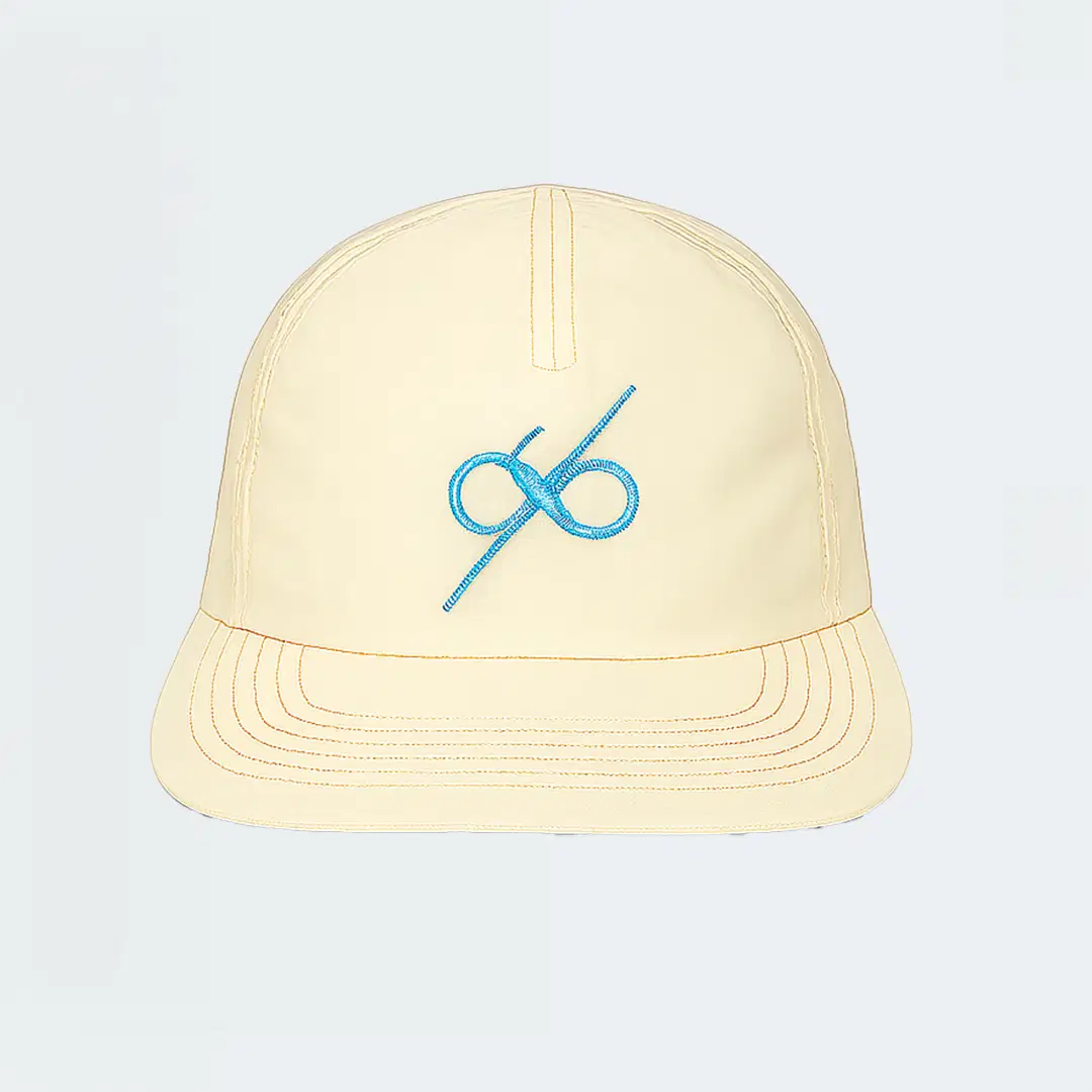 YM Legacy Cap Pale Yellow with Blue (Youth & Teens)