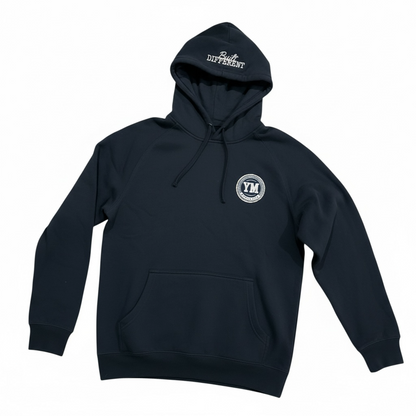 YM Athletics Built Different Patch Hoodie Pullover Sweatshirt Streetwear