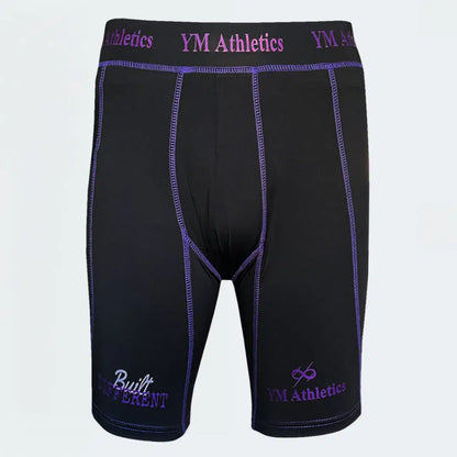 Compression 1/2 Tights Shorts Plus Stitch Performance Support Athletic Base Layer