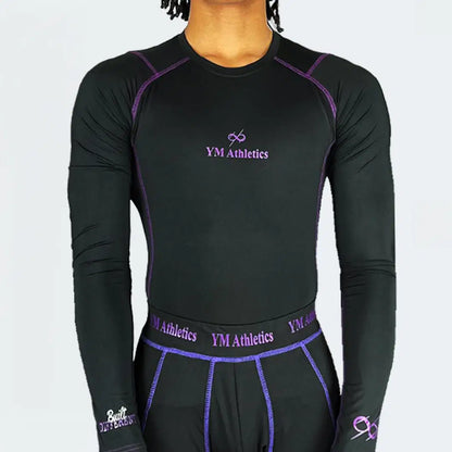 Men Compression Long Sleeve Plus Stitch