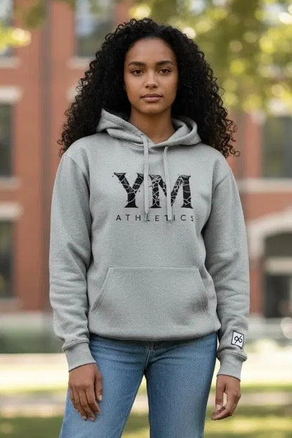 YM Athletics Broken Letter Hoodie