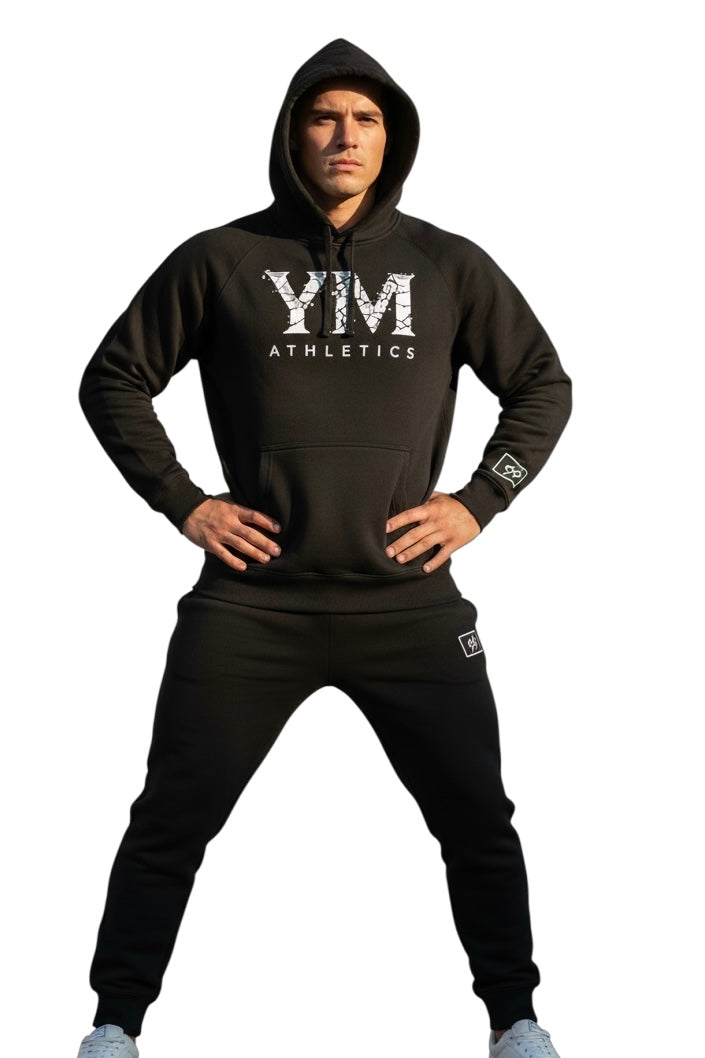 YM Athletics Sweat Suit- Broken Letters (Embroidered Edition)