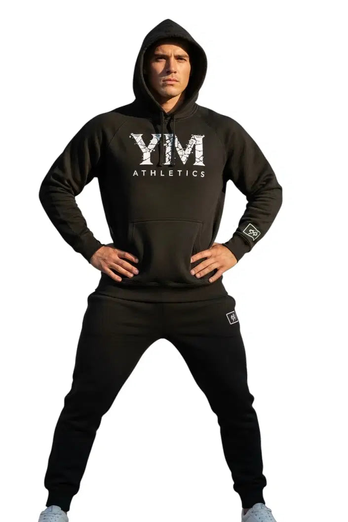 YM Athletics Broken Letter Hoodie
