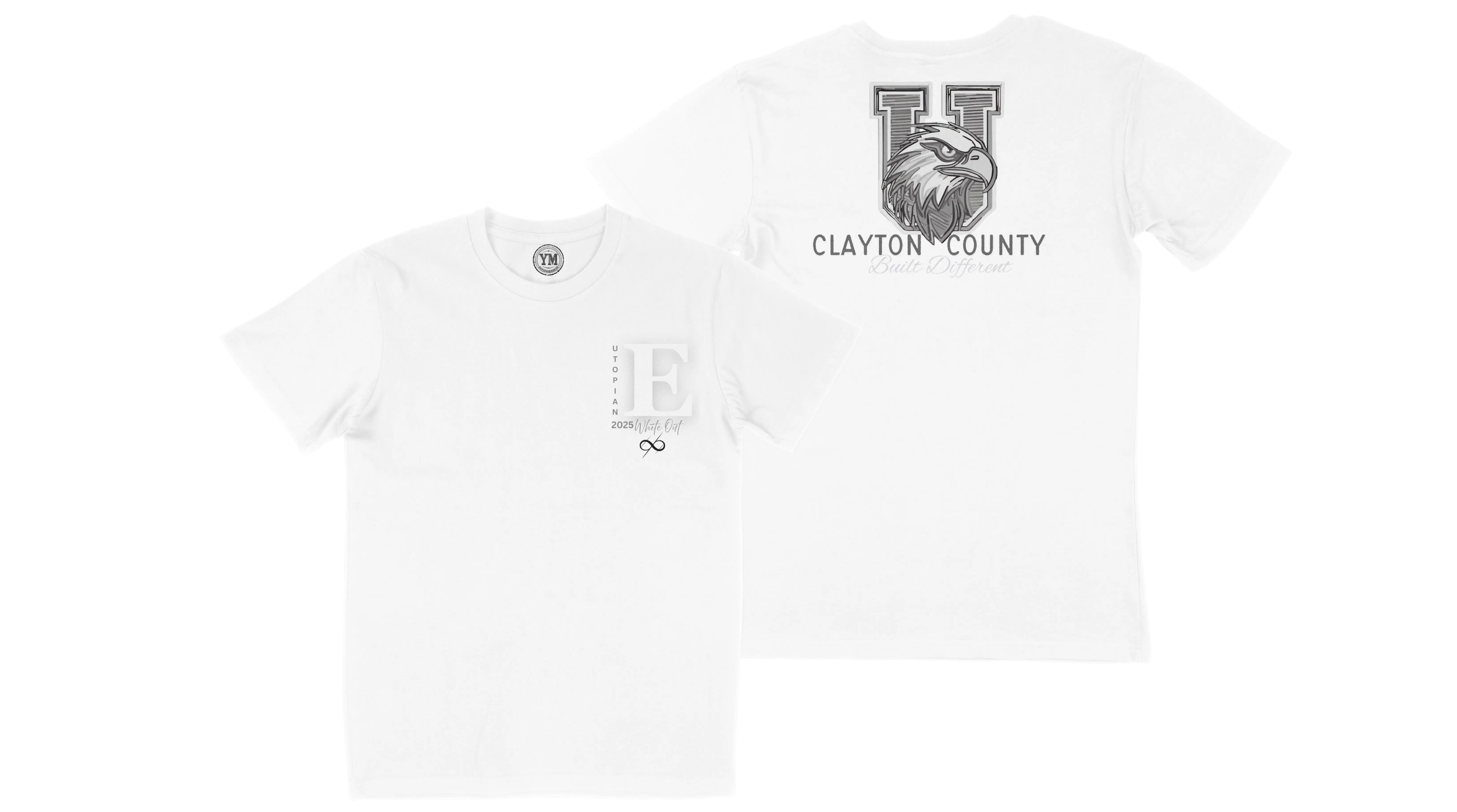 White Out Game Tee - Clayton County