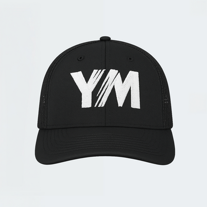 YM Trucker Hat – Classic Mesh-Back Cap for Everyday Wear and Breathable Fit