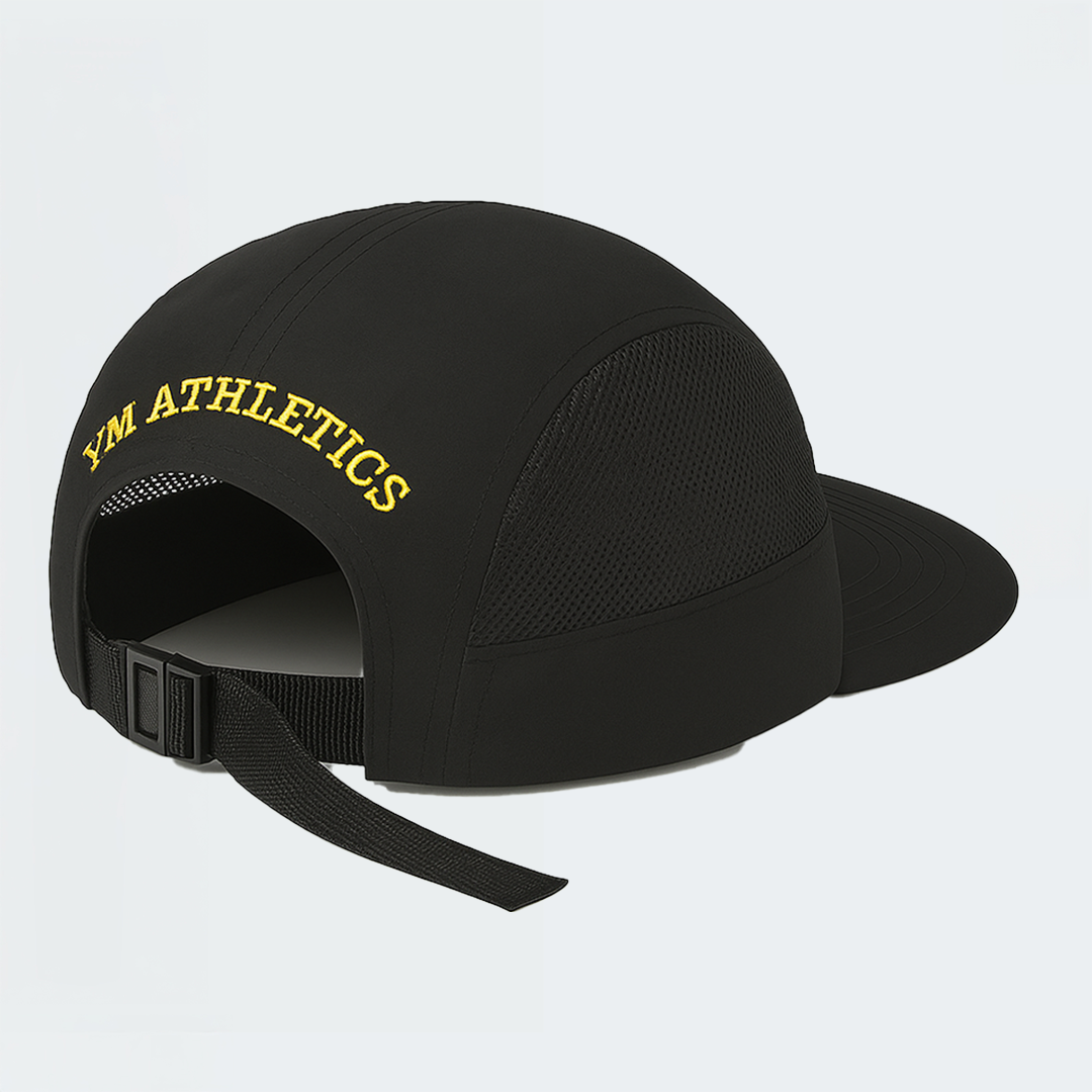 YM Legacy Cap Black with Yellow (Youth & Teens)